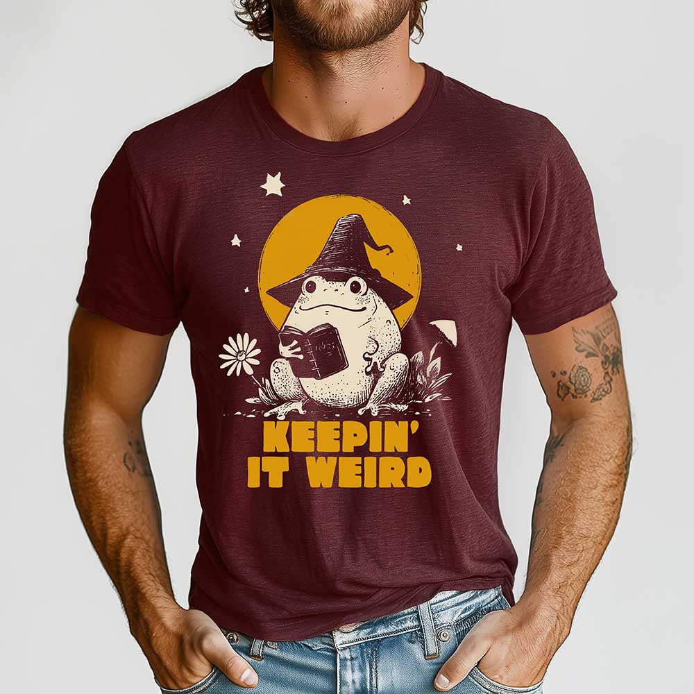 Keepin It Weird Crewneck Tshirt - Loftipop
