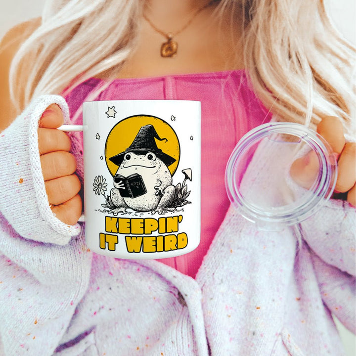 Keepin It Weird Insulated Travel Mug - Loftipop