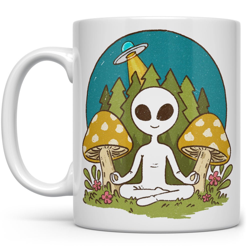 Meditating Alien Mug - Loftipop