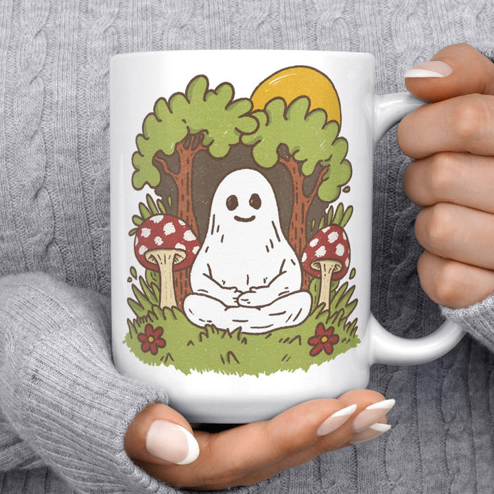 Meditating Ghost Mug - Loftipop