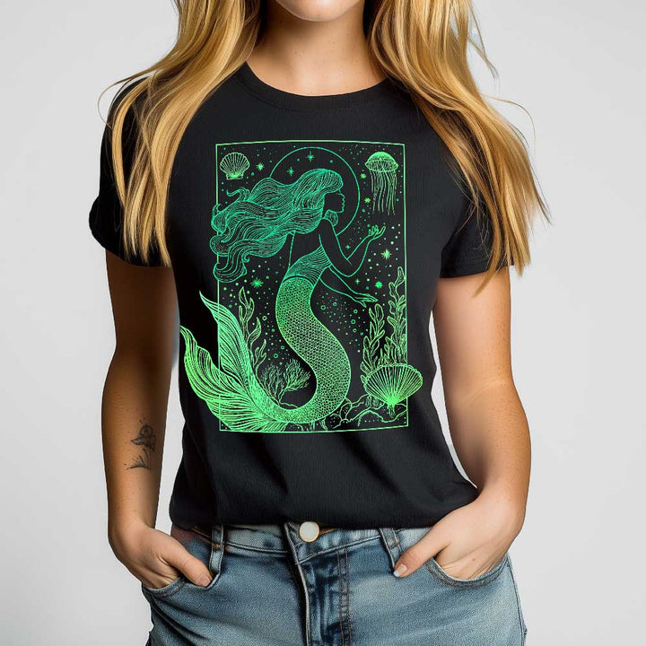 Mermaid Crewneck Tshirt - Loftipop