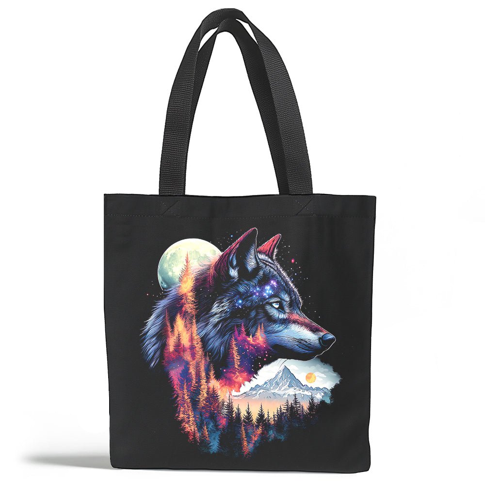 Nature Wolf Tote Bag - Loftipop