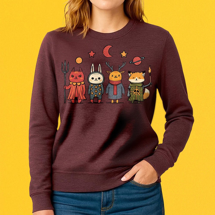 Occult Vintage Animals Crewneck Sweatshirt - Loftipop