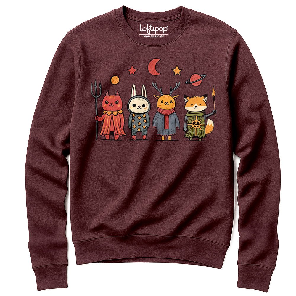 Occult Vintage Animals Crewneck Sweatshirt - Loftipop