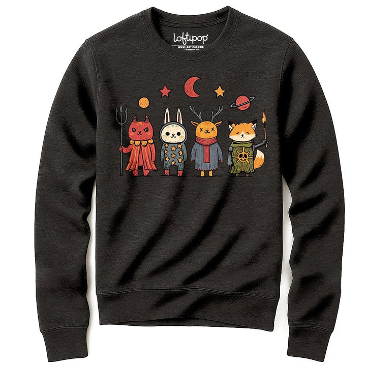 Occult Vintage Animals Crewneck Sweatshirt - Loftipop