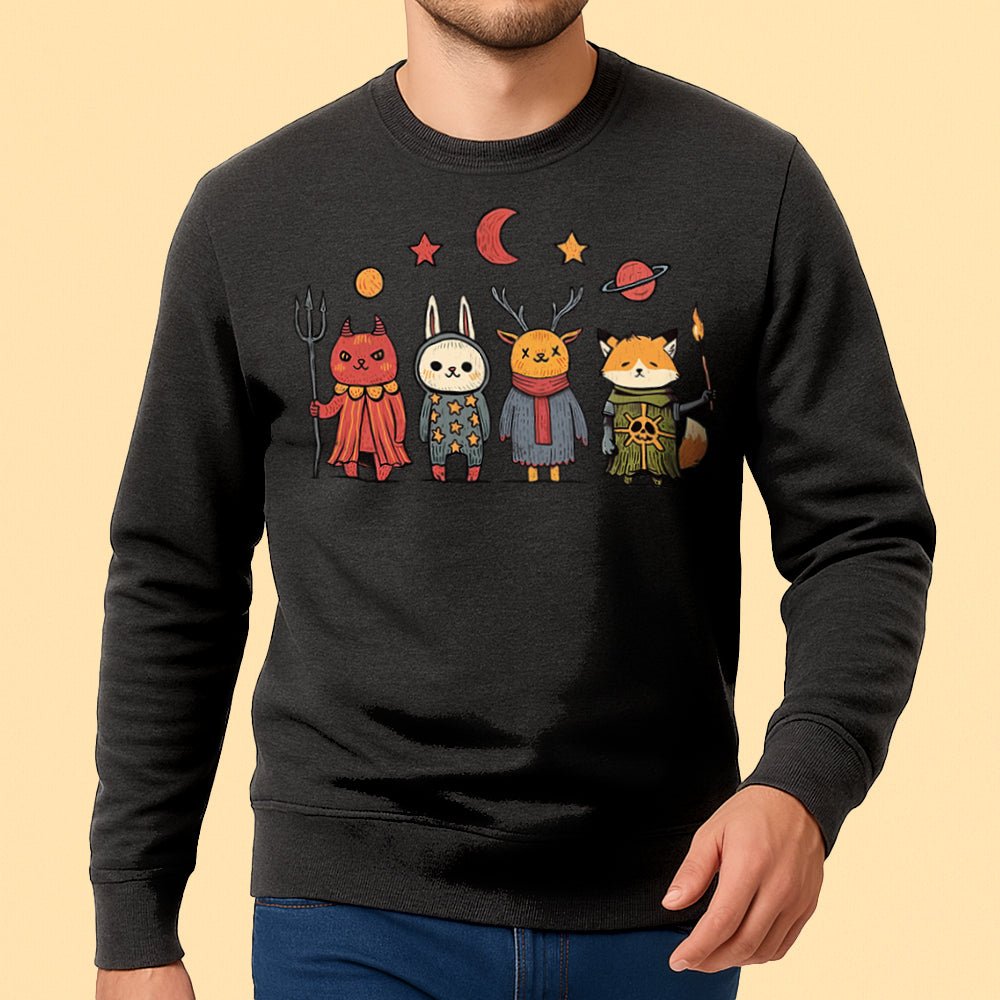 Occult Vintage Animals Crewneck Sweatshirt - Loftipop