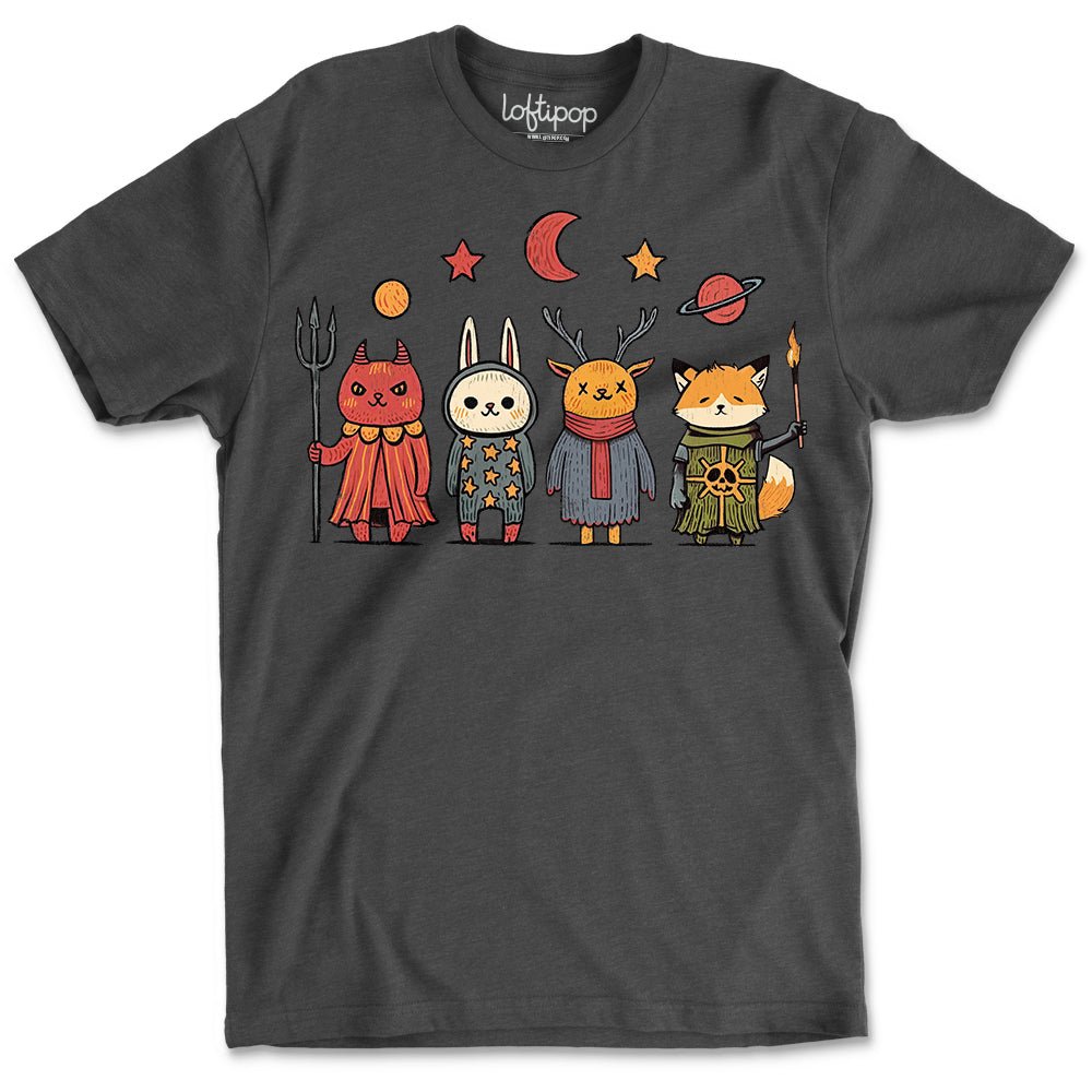 Occult Vintage Animals Crewneck T-Shirt - Loftipop