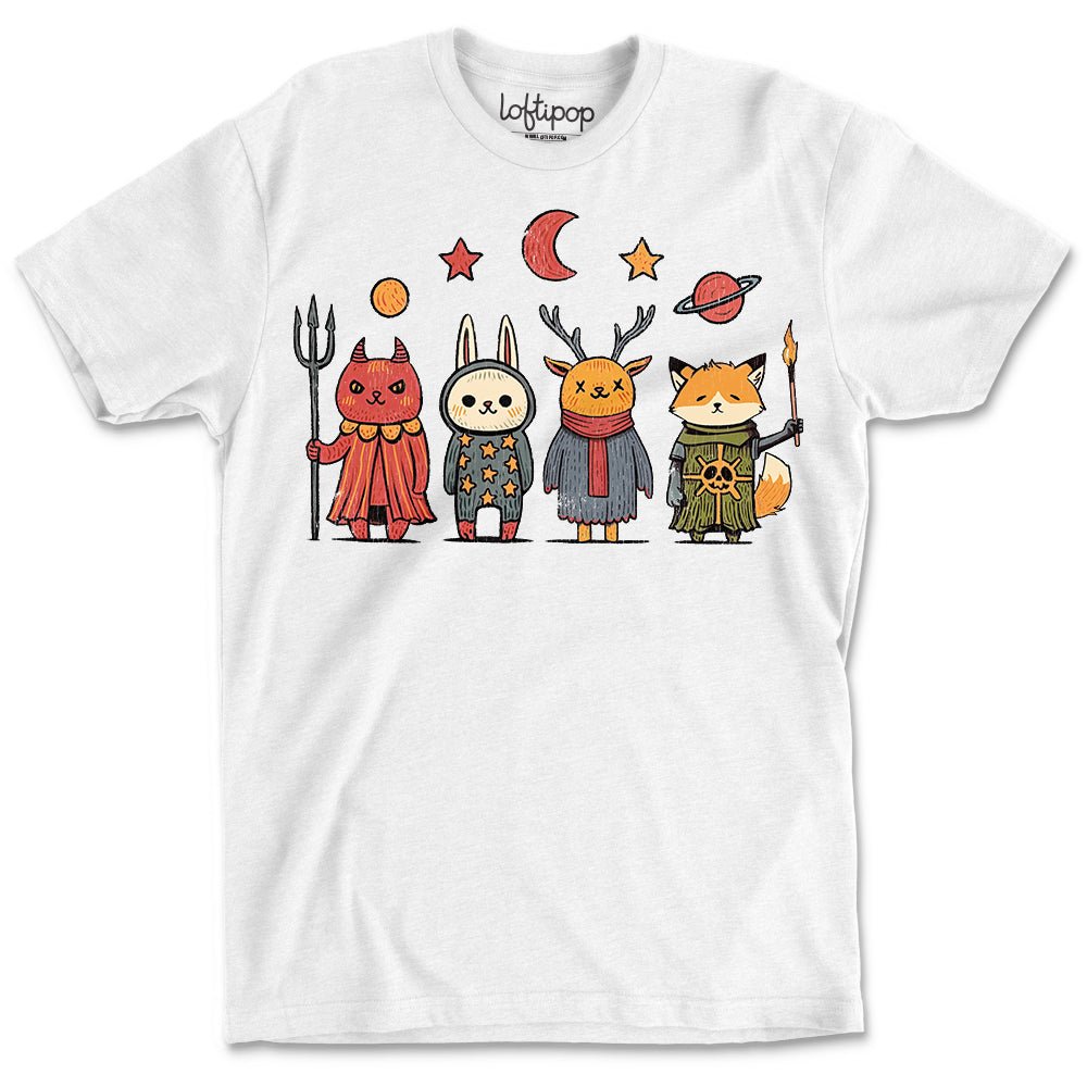 Occult Vintage Animals Crewneck T-Shirt - Loftipop