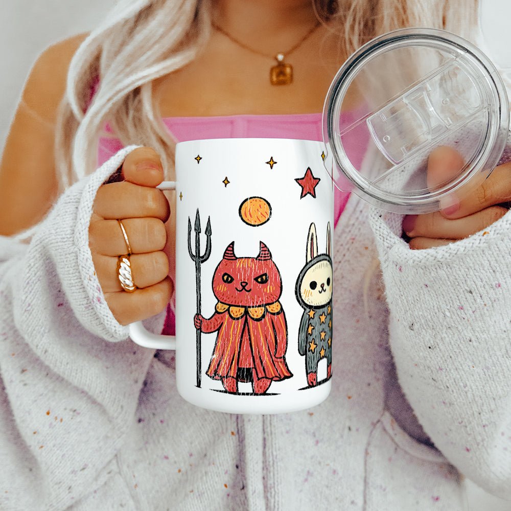 Occult Vintage Animals Insulated Travel Mug - Loftipop