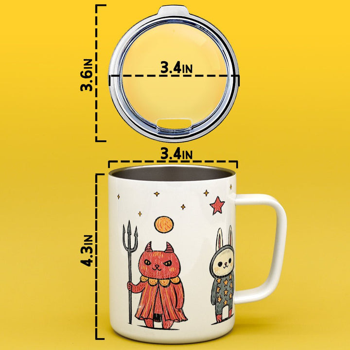 Occult Vintage Animals Insulated Travel Mug - Loftipop