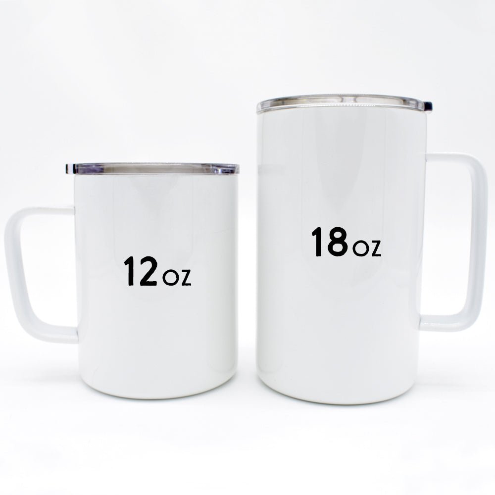 Personalized Name Botanical Insulated Travel Mug