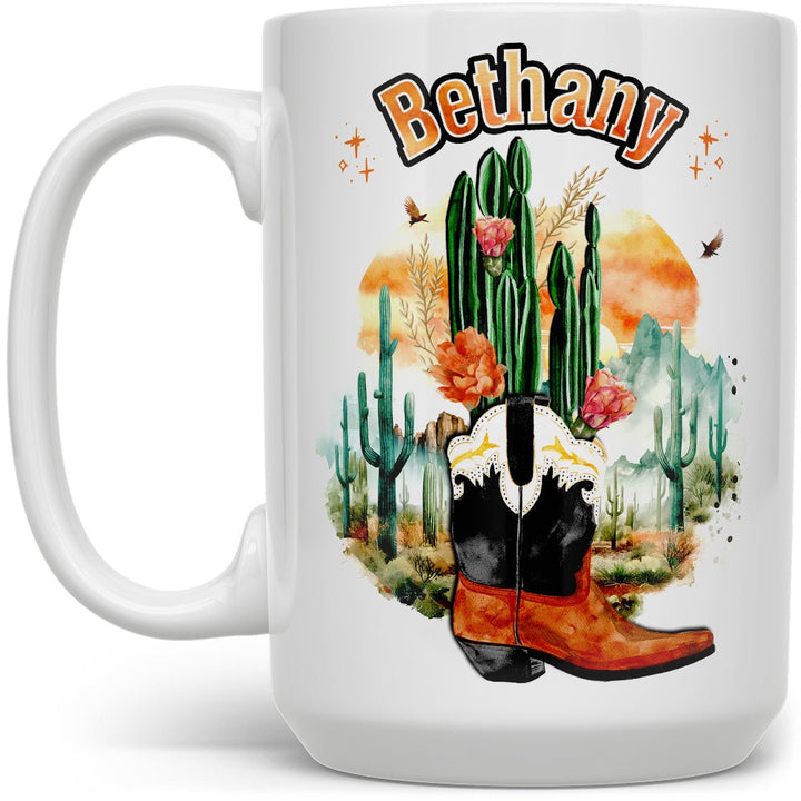 Personalized Name Western Mug - Loftipop