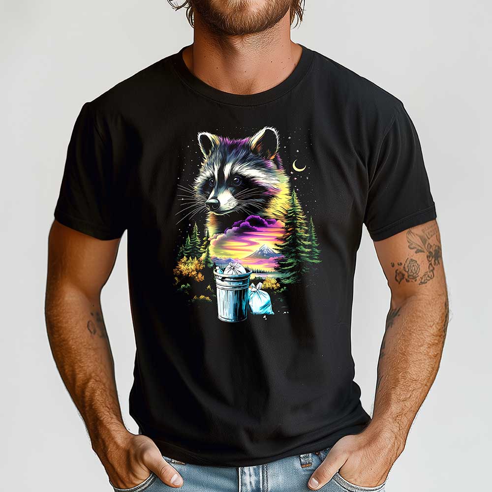 Raccoon Crewneck Tshirt - Loftipop