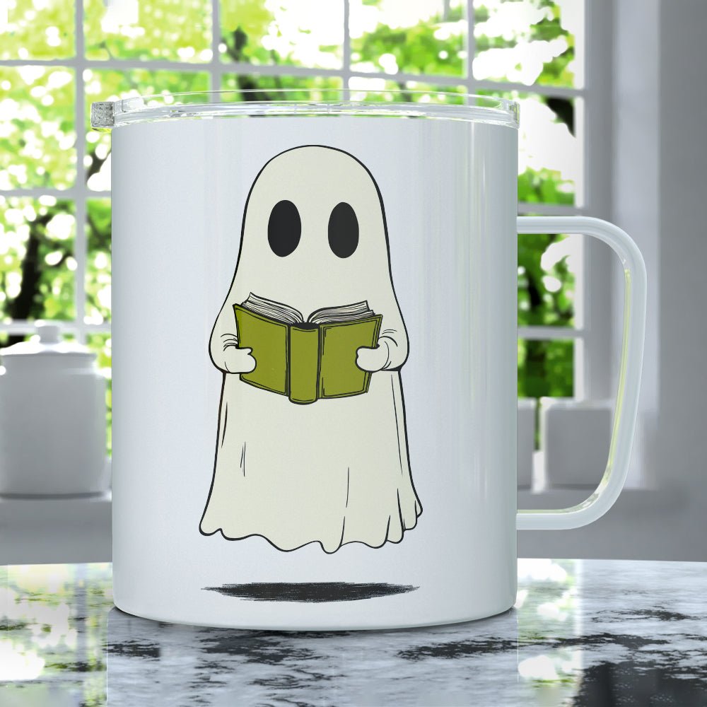 Reading Ghost Insulated Travel Mug - Loftipop