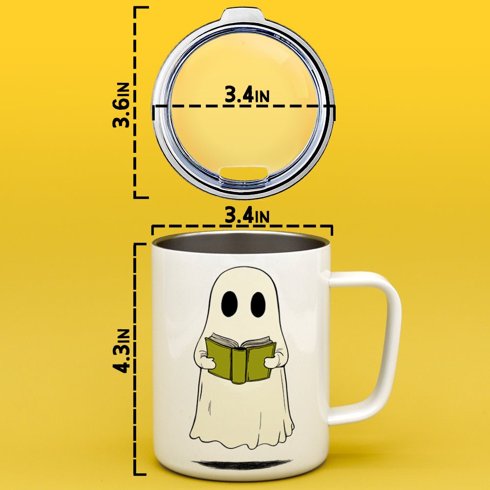 Reading Ghost Insulated Travel Mug - Loftipop