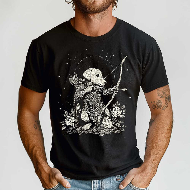 Renaissance Dog Crewneck Tshirt - Loftipop