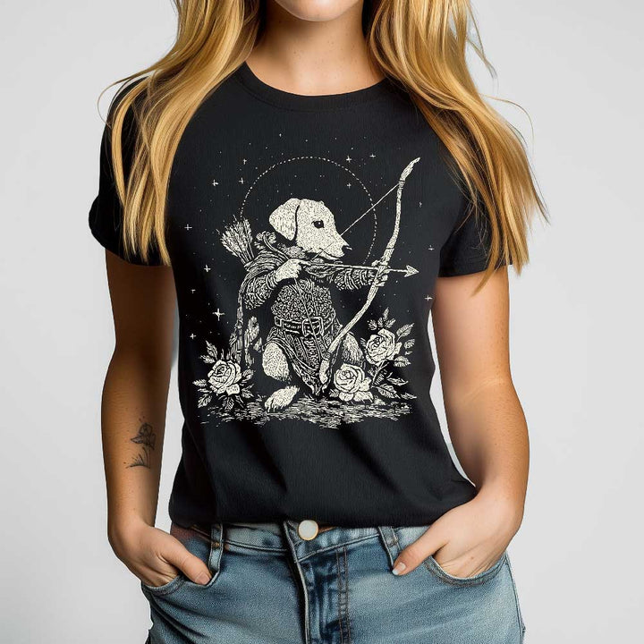 Renaissance Dog Crewneck Tshirt - Loftipop