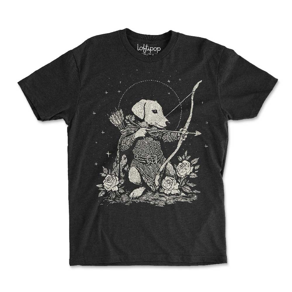 Renaissance Dog Crewneck Tshirt - Loftipop