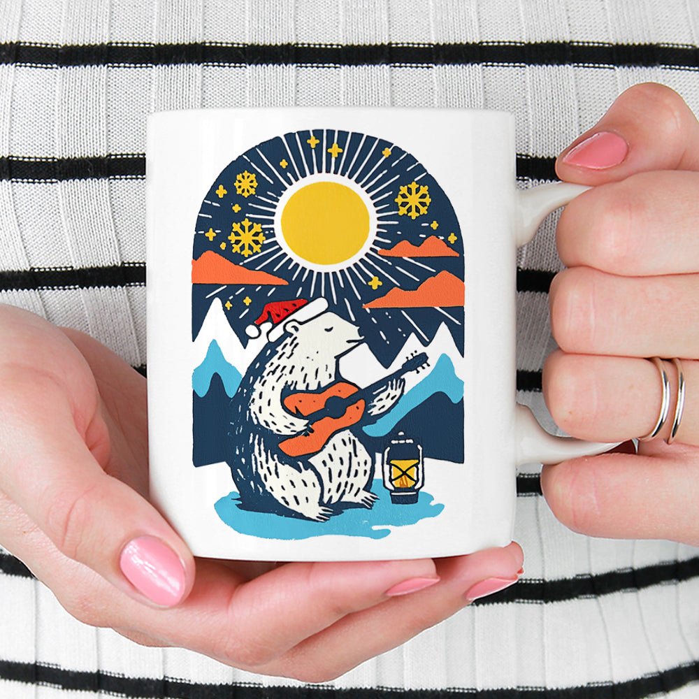 Retro Polar Bear Mug - Loftipop