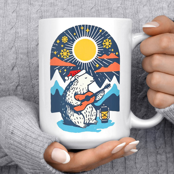 Retro Polar Bear Mug - Loftipop