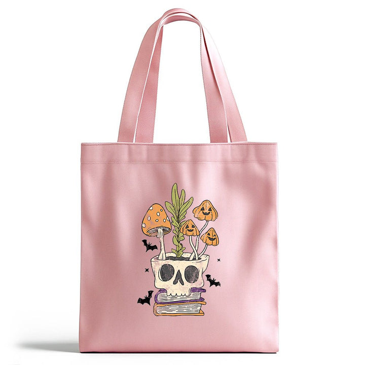 Retro Skull Planter Tote Bag - Loftipop