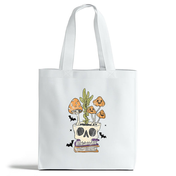 Retro Skull Planter Tote Bag - Loftipop