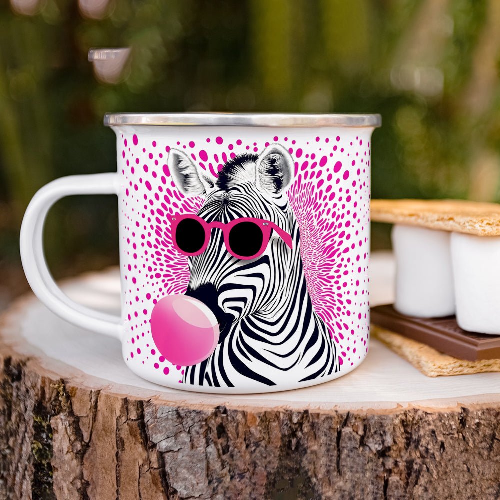 Retro Zebra Camp Mug - Loftipop