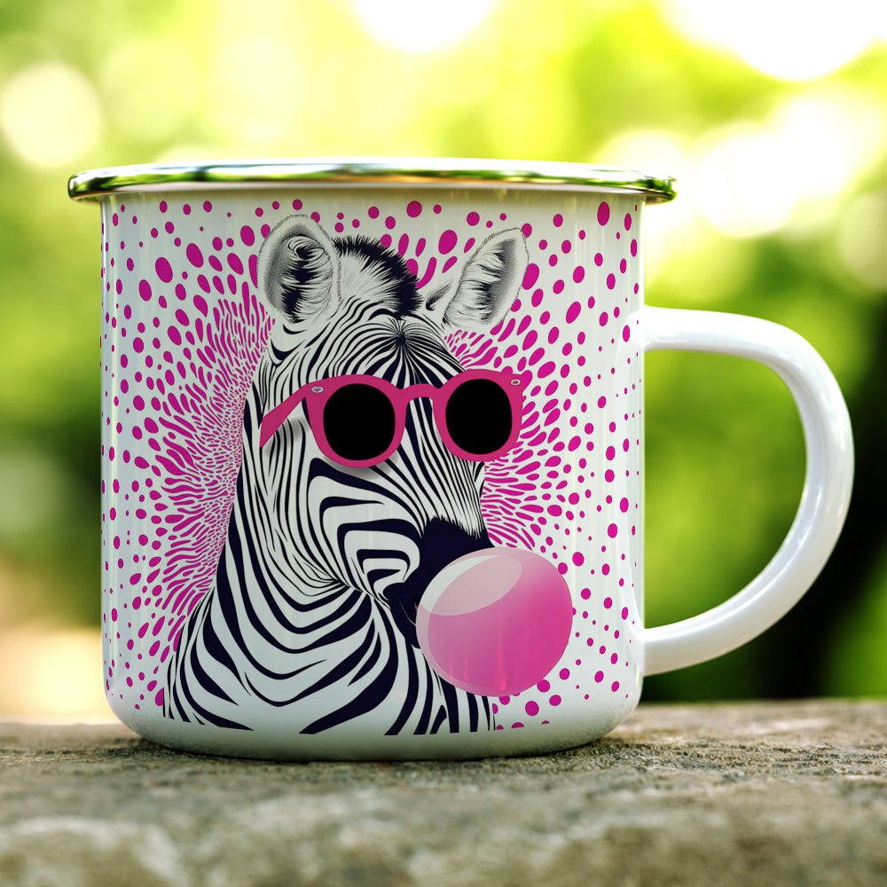 Retro Zebra Camp Mug - Loftipop