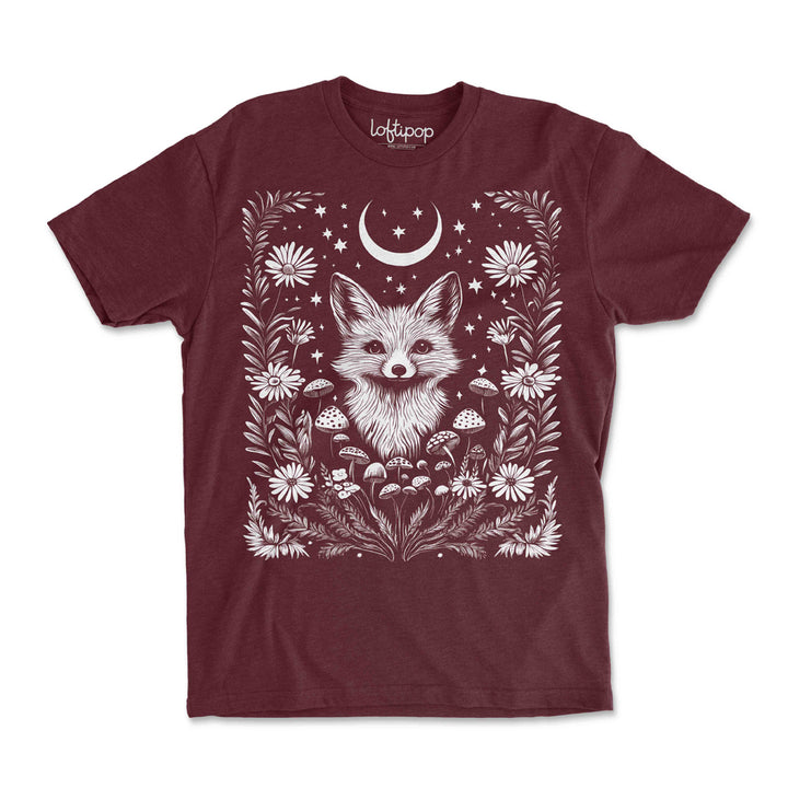 Woodland Fox Crewneck Tshirt