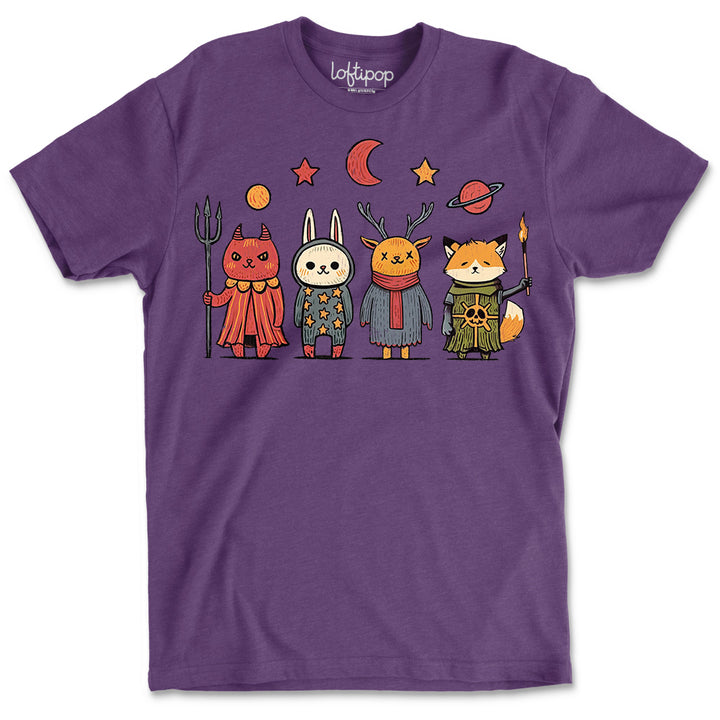 Occult Vintage Animals Crewneck T-Shirt