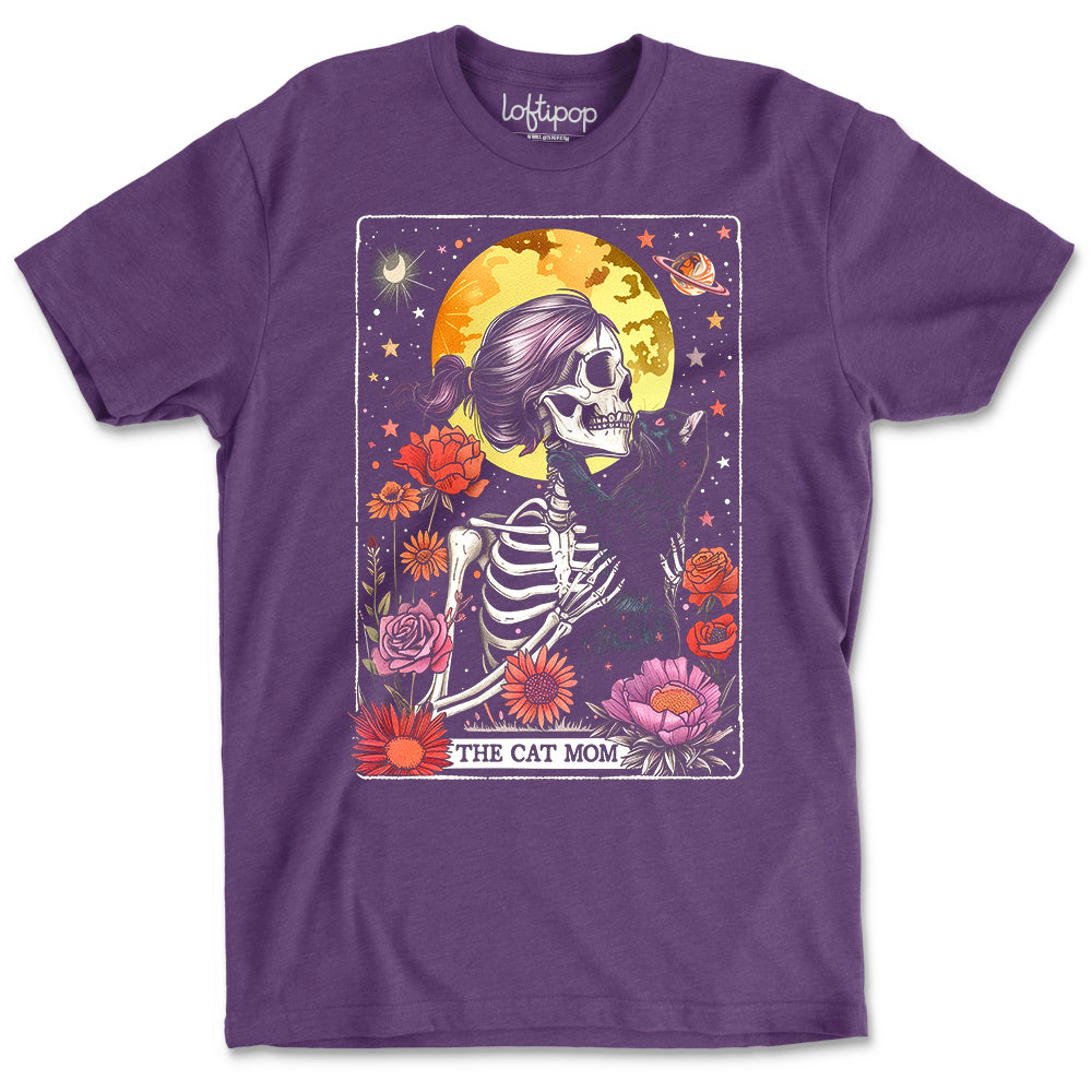 The Cat Mom Tarot Crewneck Tshirt