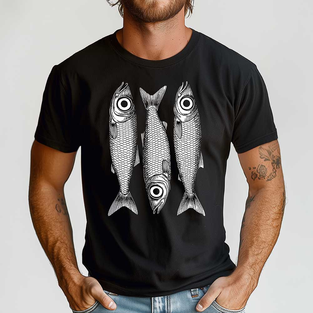 Sardines Crewneck Tshirt - Loftipop