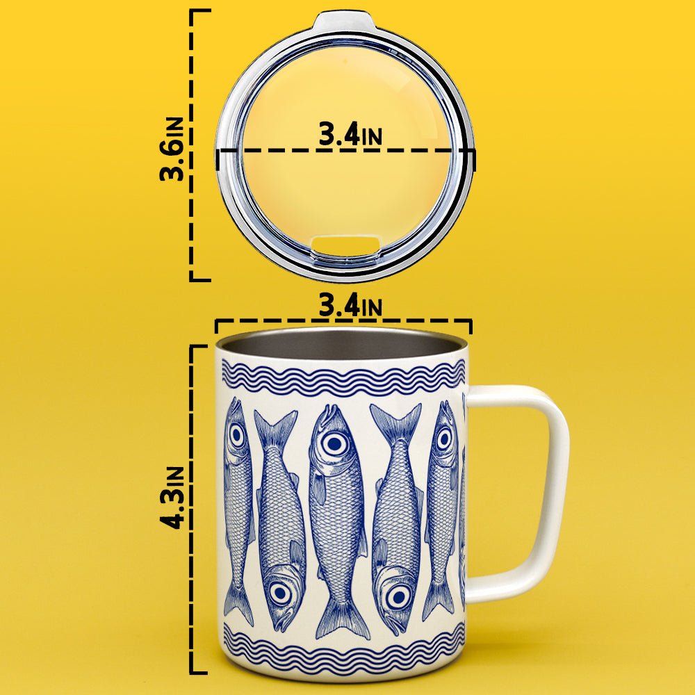 Sardines Insulated Travel Mug - Loftipop