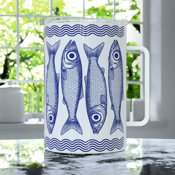 Sardines Insulated Travel Mug - Loftipop