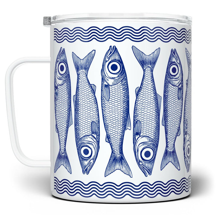 Sardines Insulated Travel Mug - Loftipop