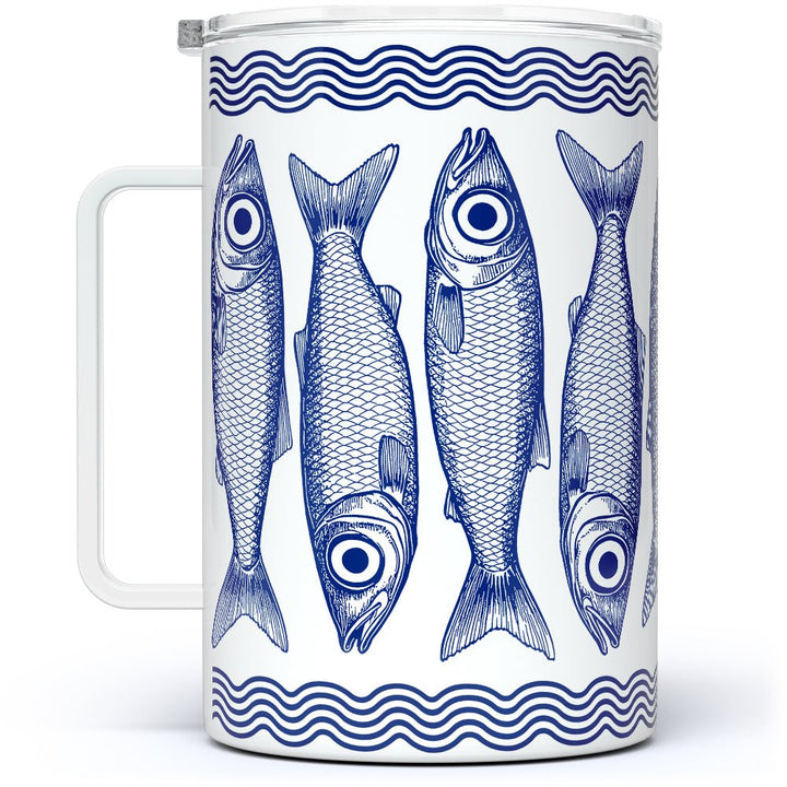 Sardines Insulated Travel Mug - Loftipop