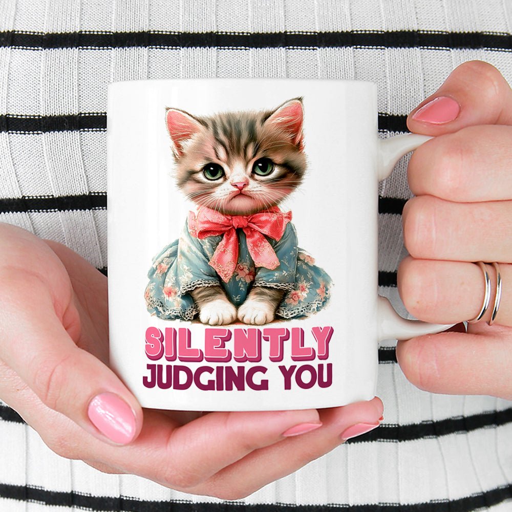Silently Judging You Cat Mug - Loftipop