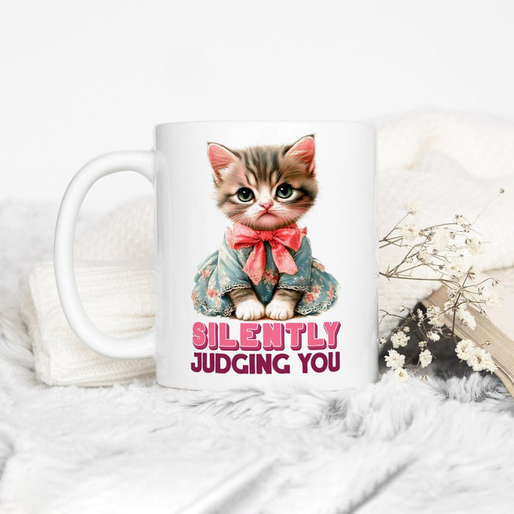Silently Judging You Cat Mug - Loftipop
