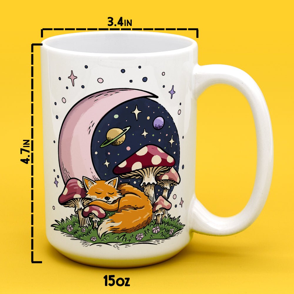 Sleeping Moon Fox Mug - Loftipop