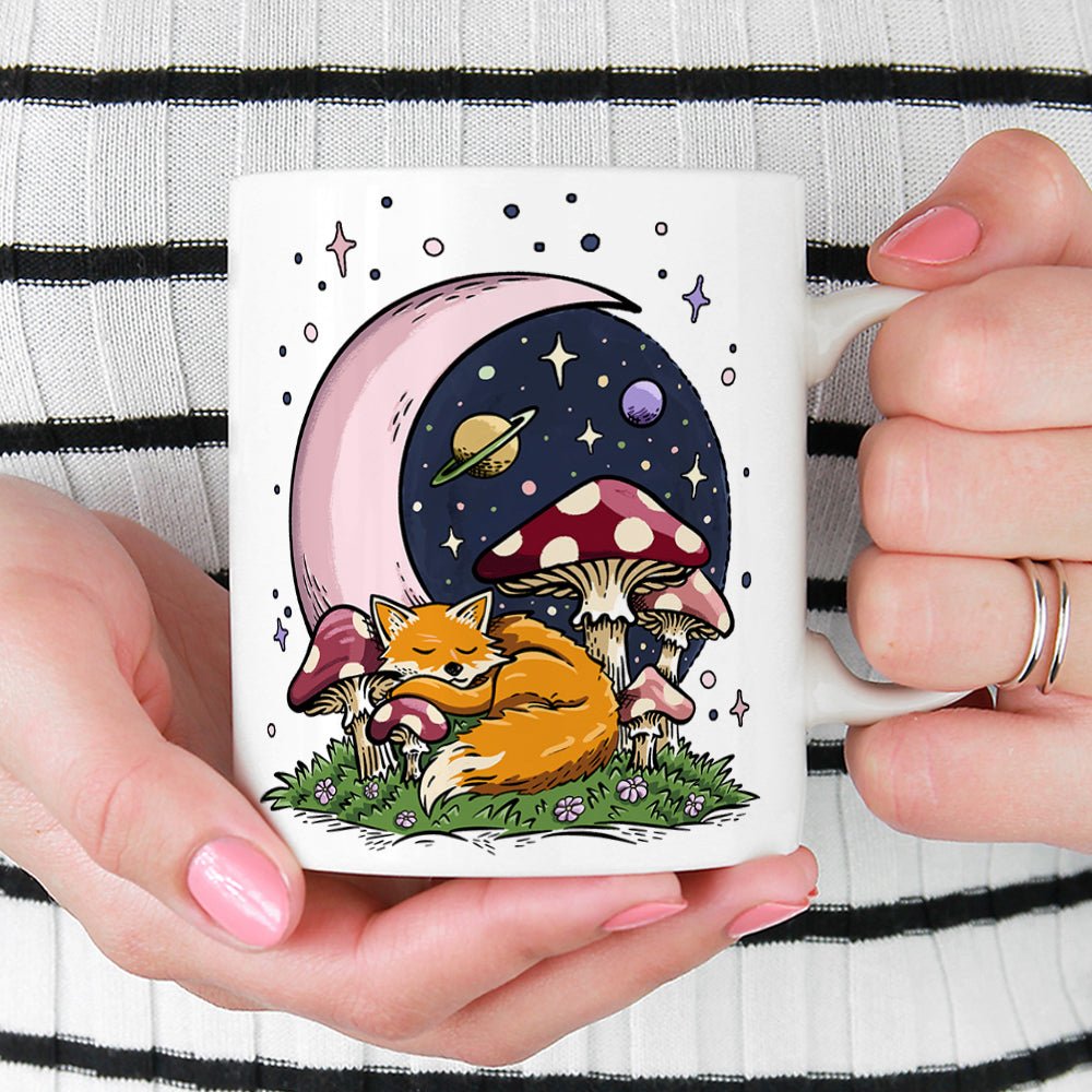 Sleeping Moon Fox Mug - Loftipop