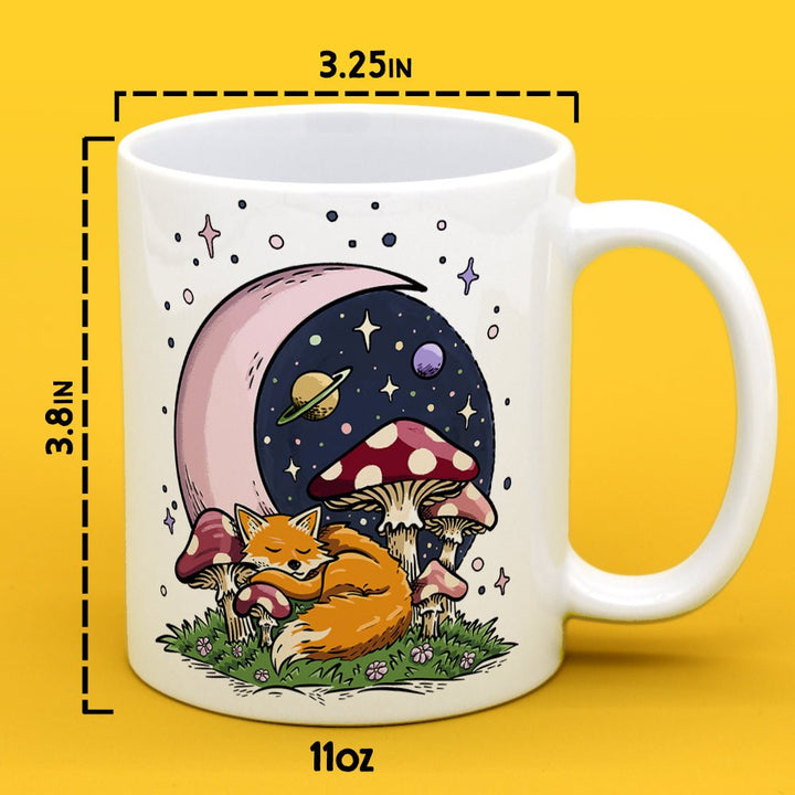 Sleeping Moon Fox Mug - Loftipop