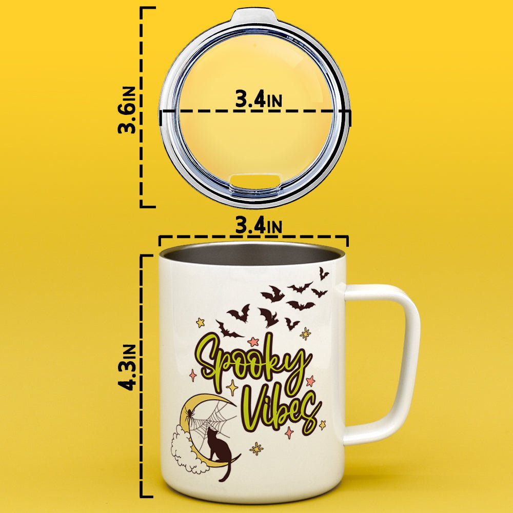 Spooky Vibes Insulated Travel Mug - Loftipop