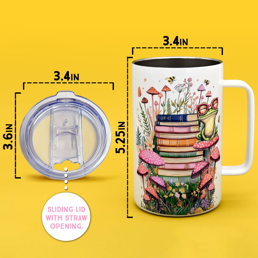 Spring Books Insulated Travel Mug - Loftipop