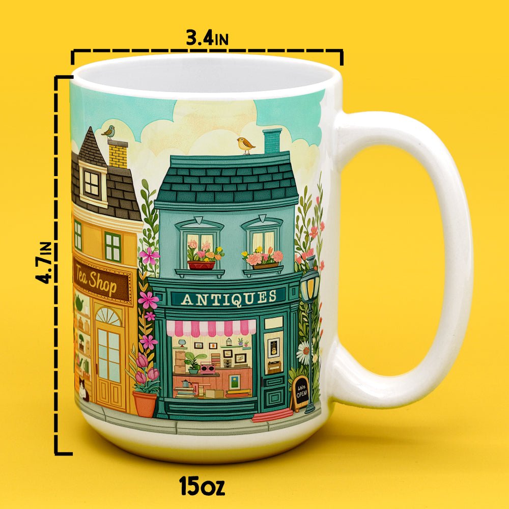 Spring Storefront Shops Mug - Loftipop