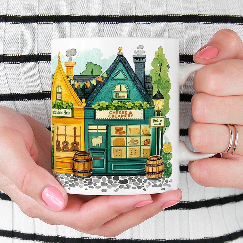 St. Patrick's Storefront Shops Mug - Loftipop