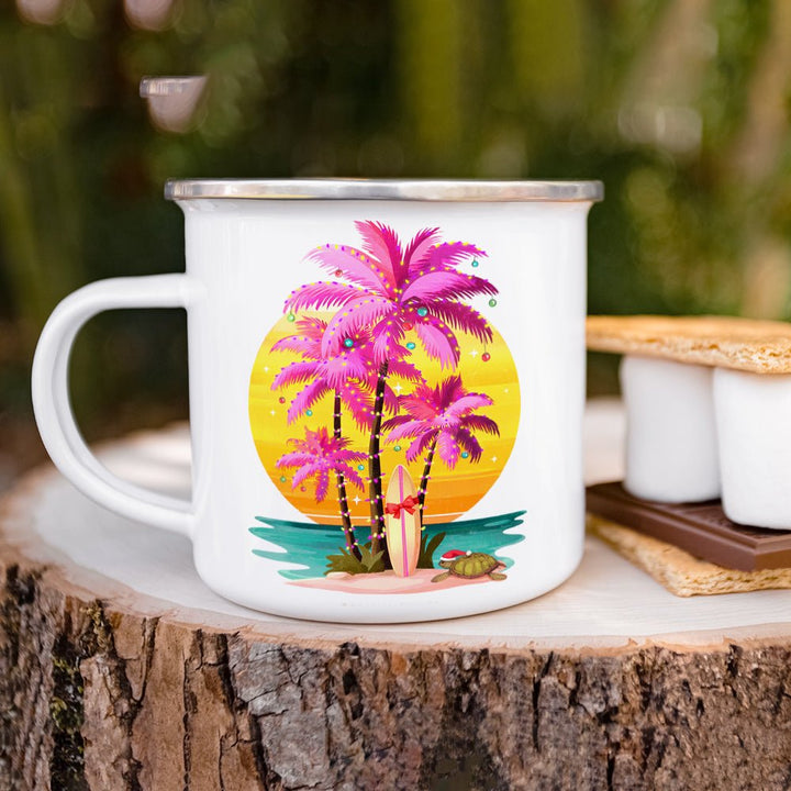 Sunset Surf Holiday Camp Mug - Loftipop