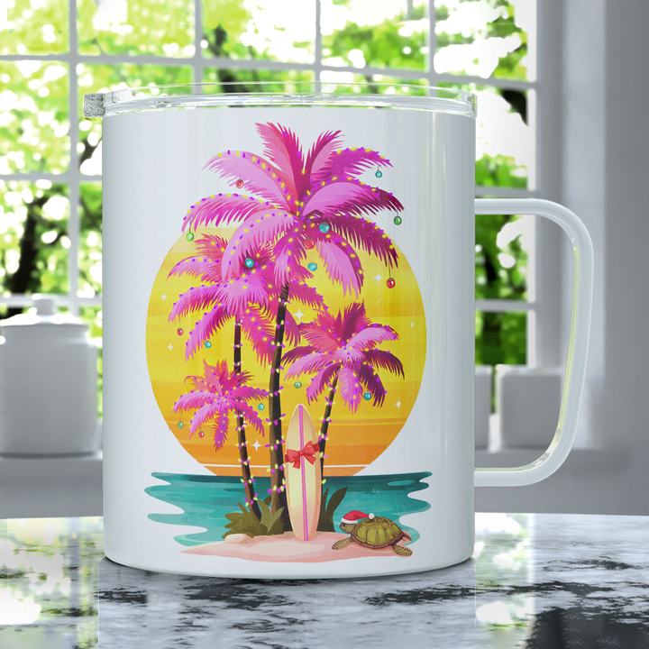 Sunset Surf Holiday Insulated Travel Mug - Loftipop