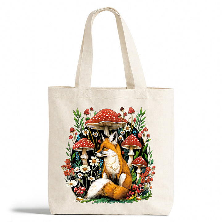 Woodland Forest Fox Tote Bag