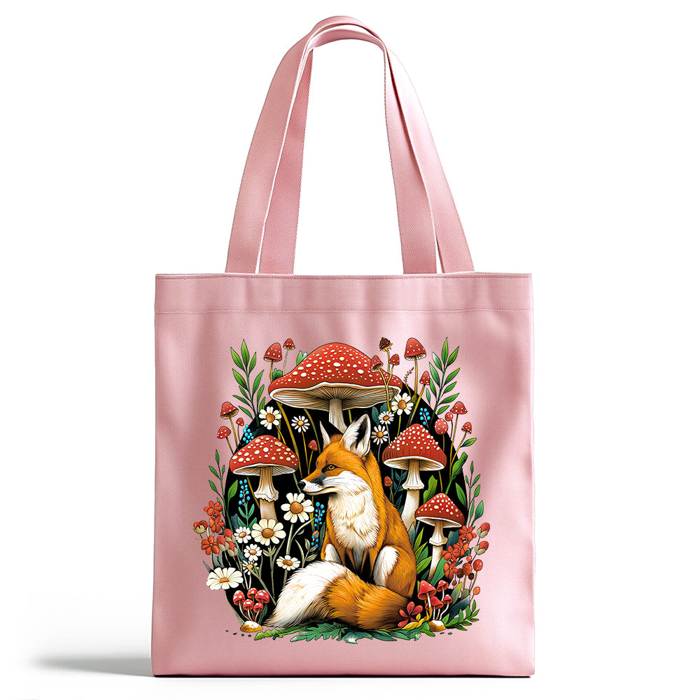 Woodland Forest Fox Tote Bag