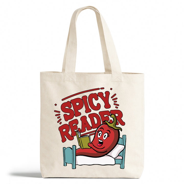 Spicy Reader Tote Bag